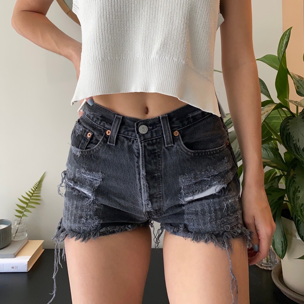 Levi’s 501 Original Denim High Rise Cutoff Shorts